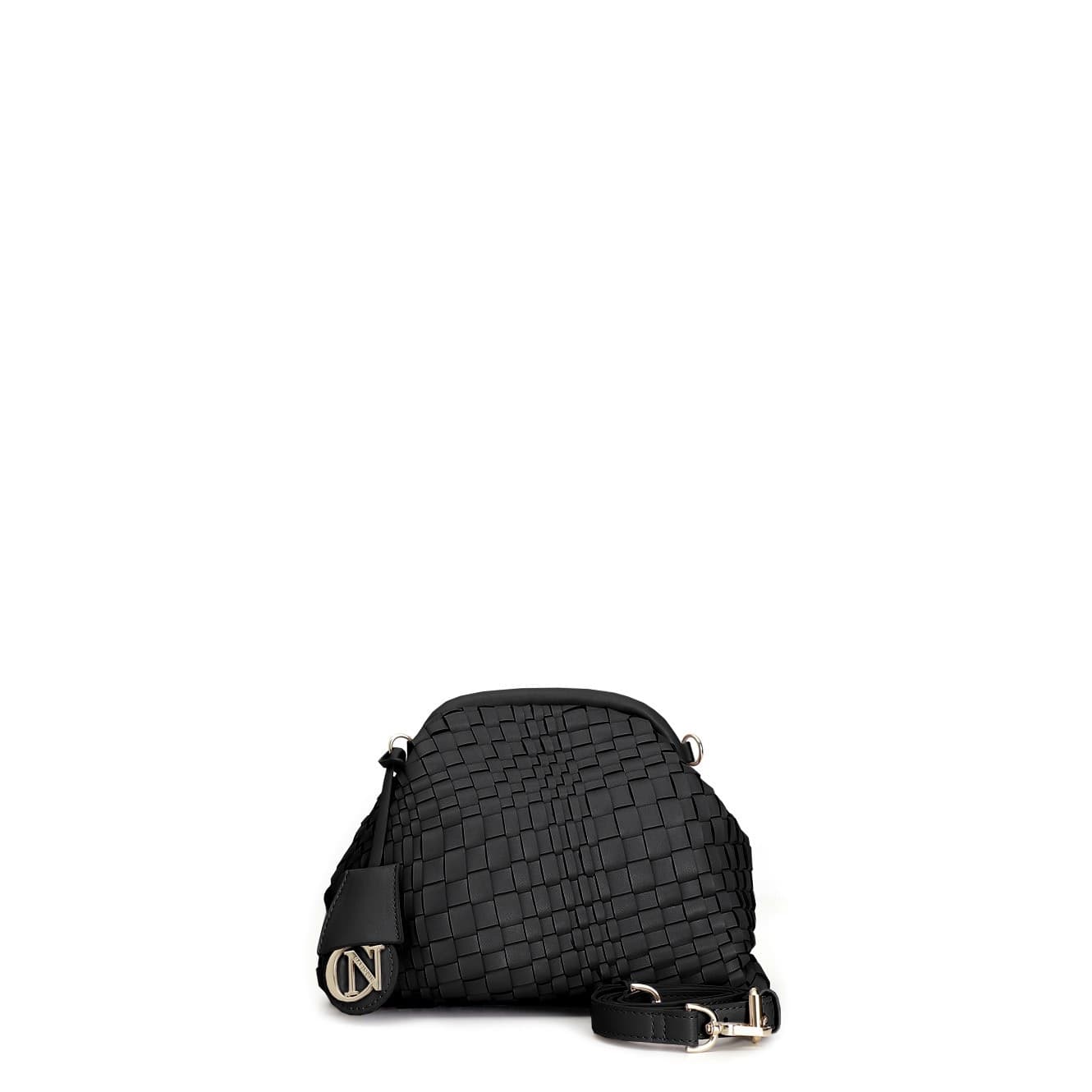 POCHETTE CON INTRECCIO IRREGOLARE E ACCESSORIO CN PENDENTE in Pochette e Clutch 3A Moda Mare Sport - Bellaria Igea Marina, commercioVirtuoso.it