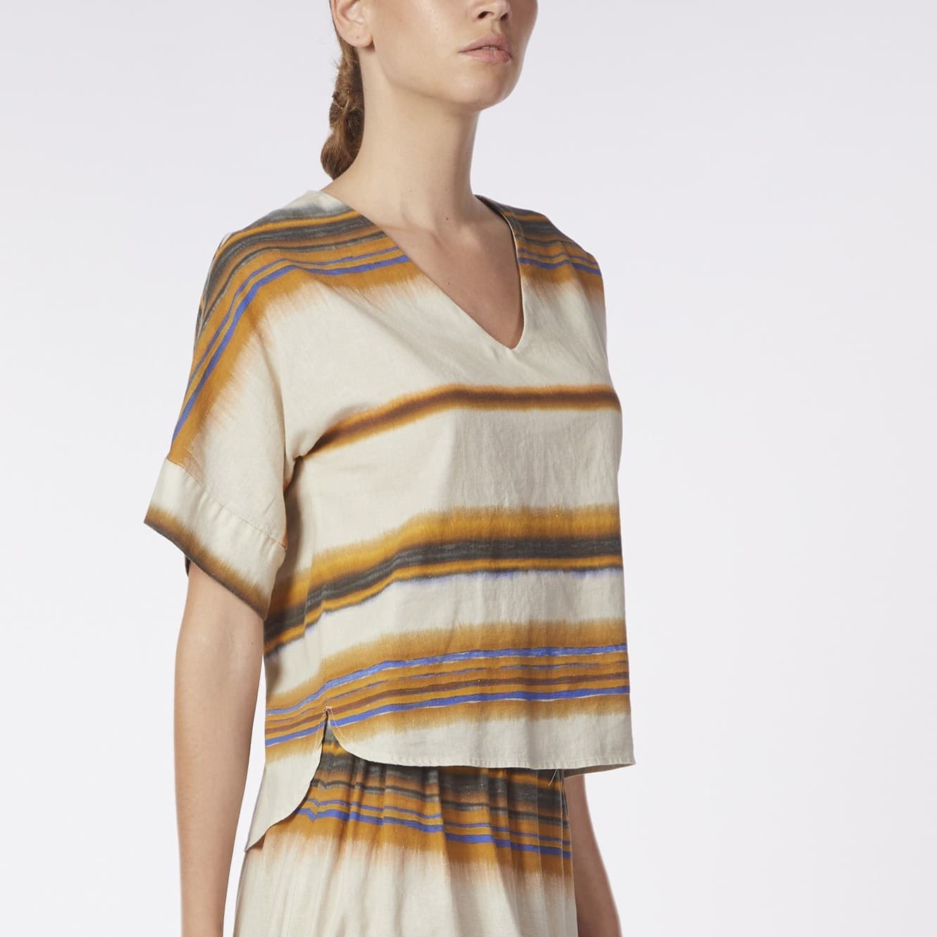BLUSA STAMPATA CON MANICA KIMONO in Copricostumi e parei 3A Moda Mare Sport - Bellaria Igea Marina, commercioVirtuoso.it