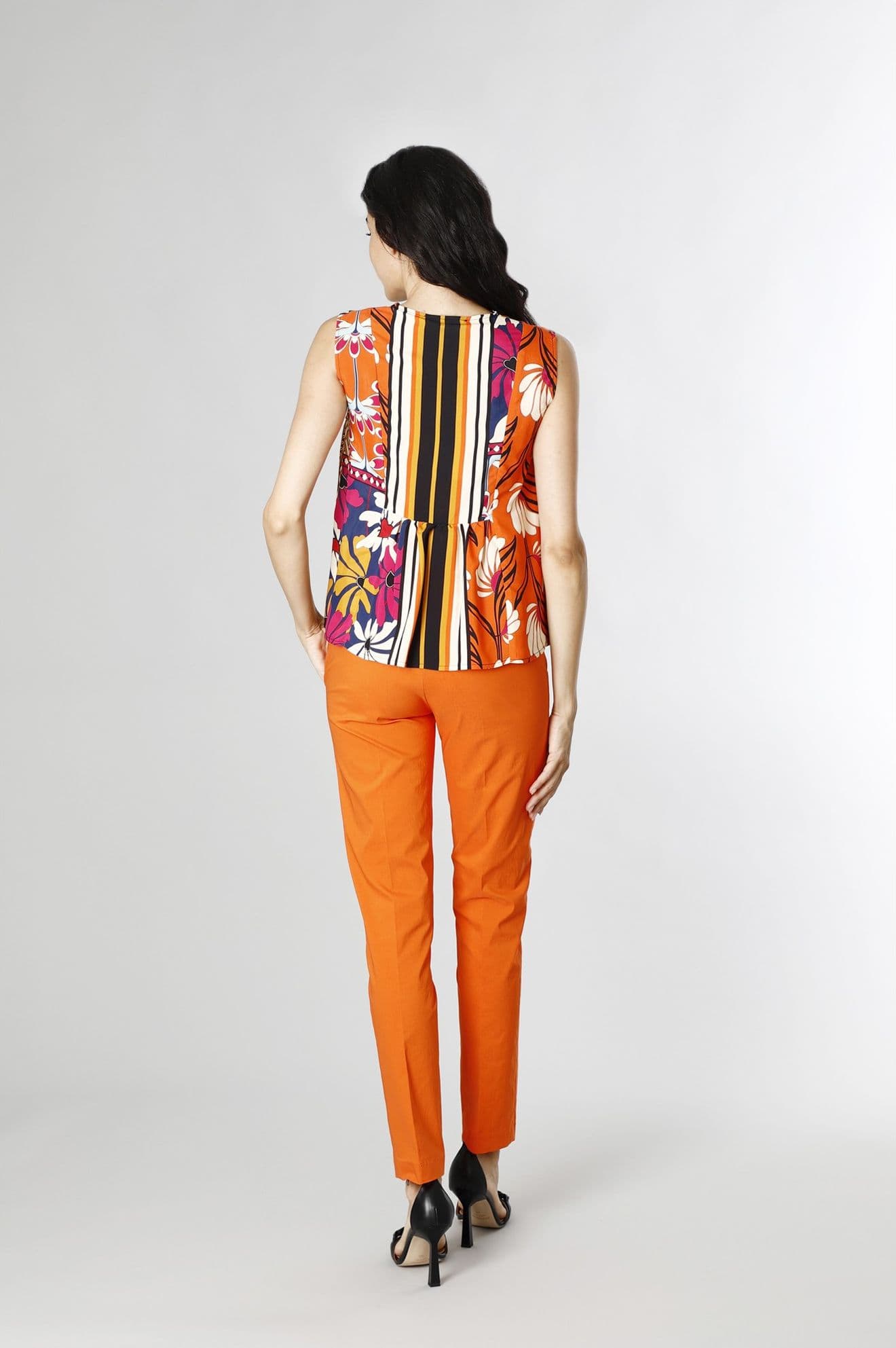 BLUSA SMANICATA STAMPA in Canotte e top 3A Moda Mare Sport - Bellaria Igea Marina, commercioVirtuoso.it