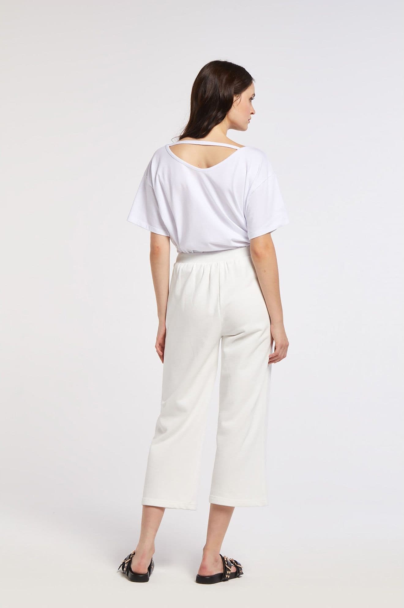 PANTALONE COULOTTE IN FELPA in Pantaloni sportivi 3A Moda Mare Sport - Bellaria Igea Marina, commercioVirtuoso.it