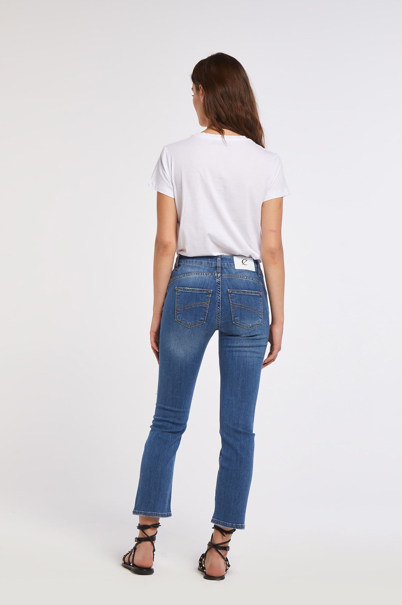 PANTALONE SLIM CON ROTTURE in Pantaloni 3A Moda Mare Sport - Bellaria Igea Marina, commercioVirtuoso.it