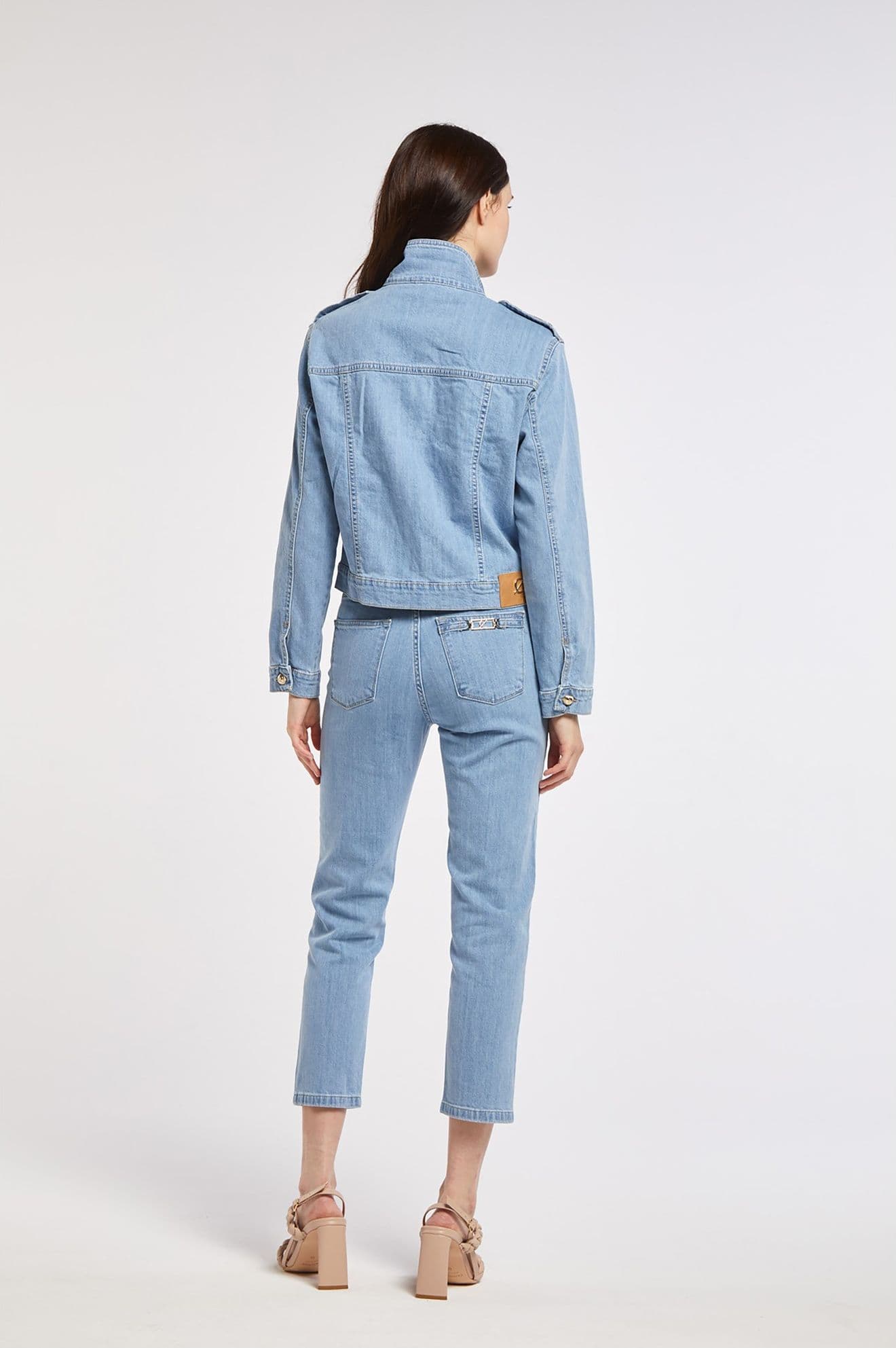 GIUBBINO DENIM CON PLACCHETTE in Giacche 3A Moda Mare Sport - Bellaria Igea Marina, commercioVirtuoso.it