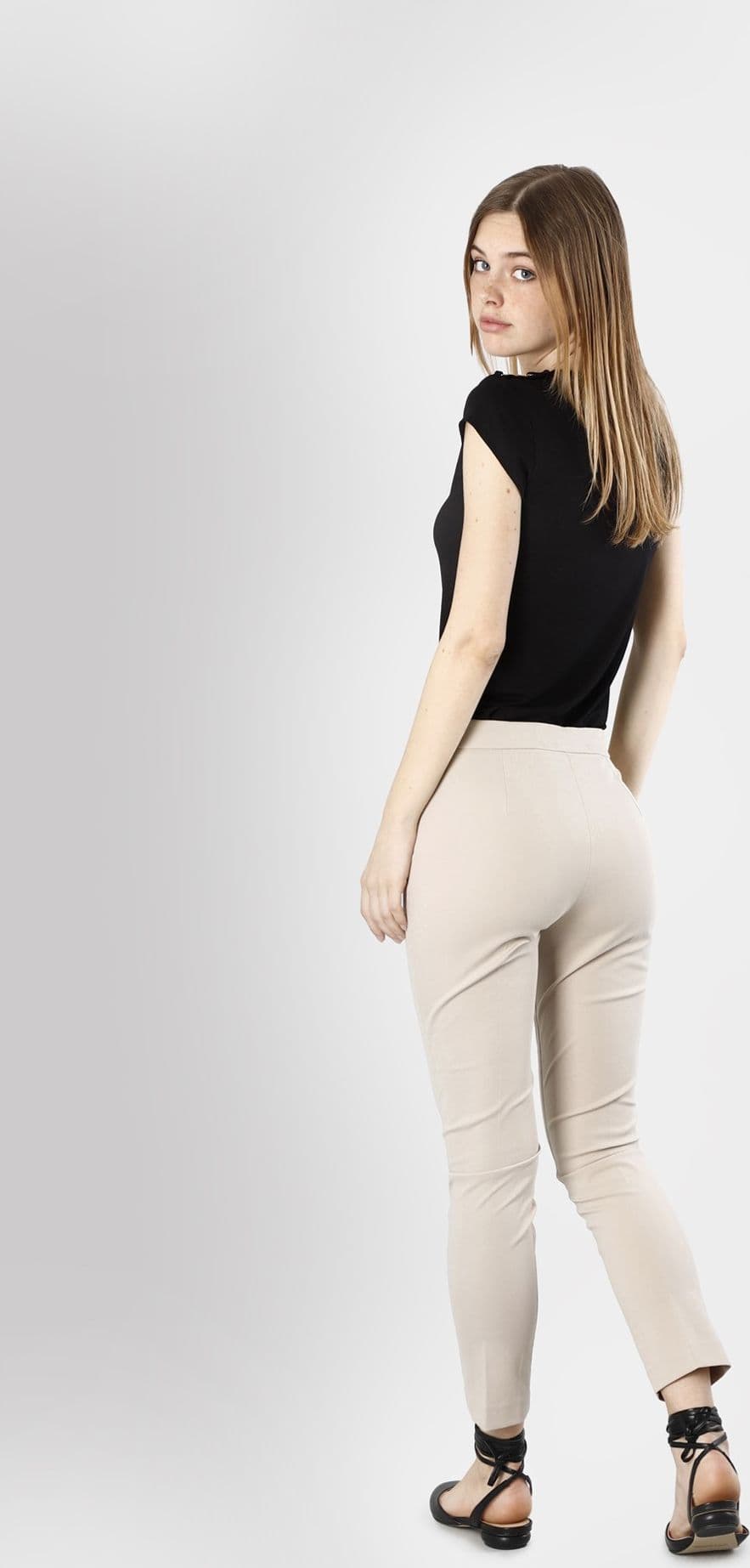 PANTALONE SIGARETTA ELASTICIZZATO in Leggings 3A Moda Mare Sport - Bellaria Igea Marina, commercioVirtuoso.it