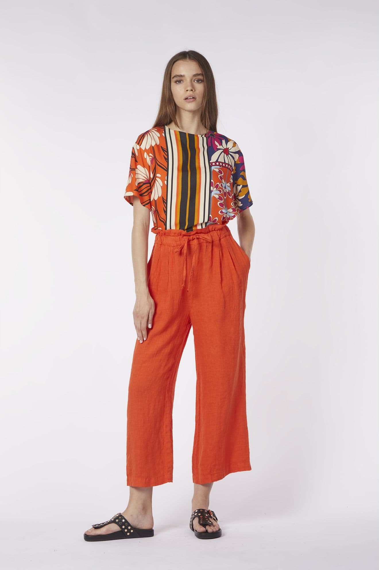 PANTALONE CULOTTE VITA ELASTICATA in Pantaloni 3A Moda Mare Sport - Bellaria Igea Marina, commercioVirtuoso.it