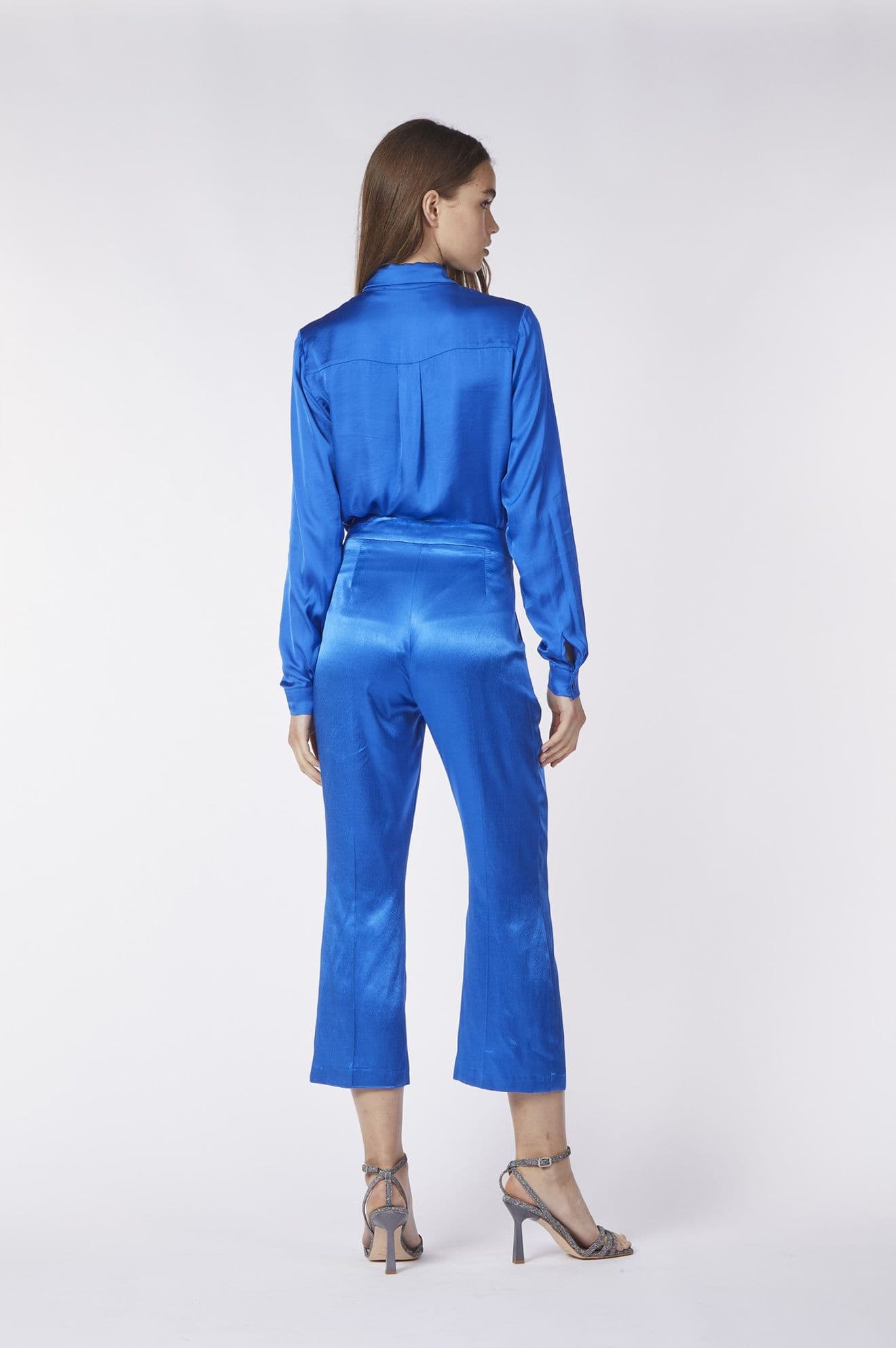 PANTALONE ALLA CAVIGLIA IN RASO in Pantaloni 3A Moda Mare Sport - Bellaria Igea Marina, commercioVirtuoso.it