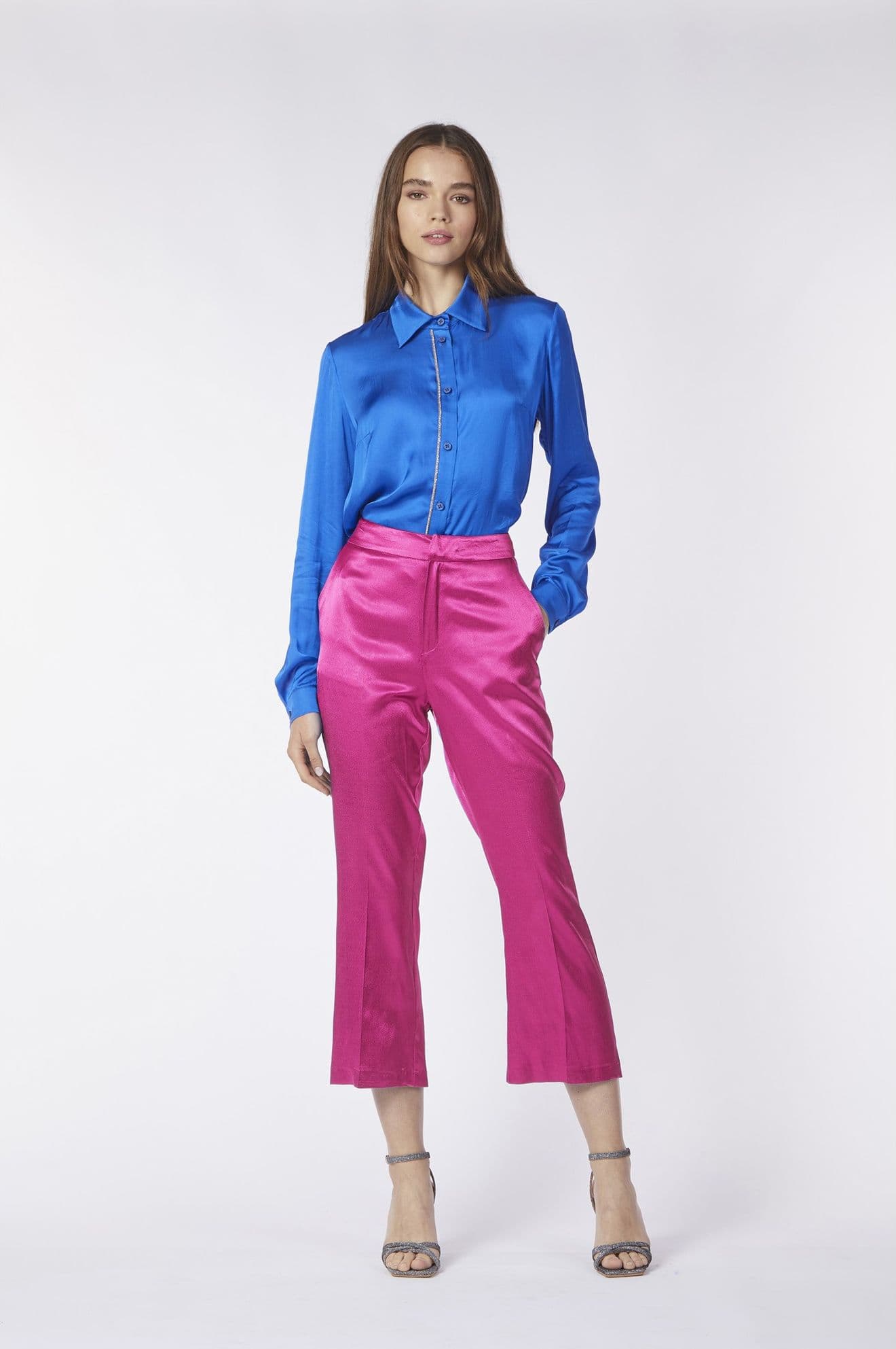 PANTALONE ALLA CAVIGLIA IN RASO - 5