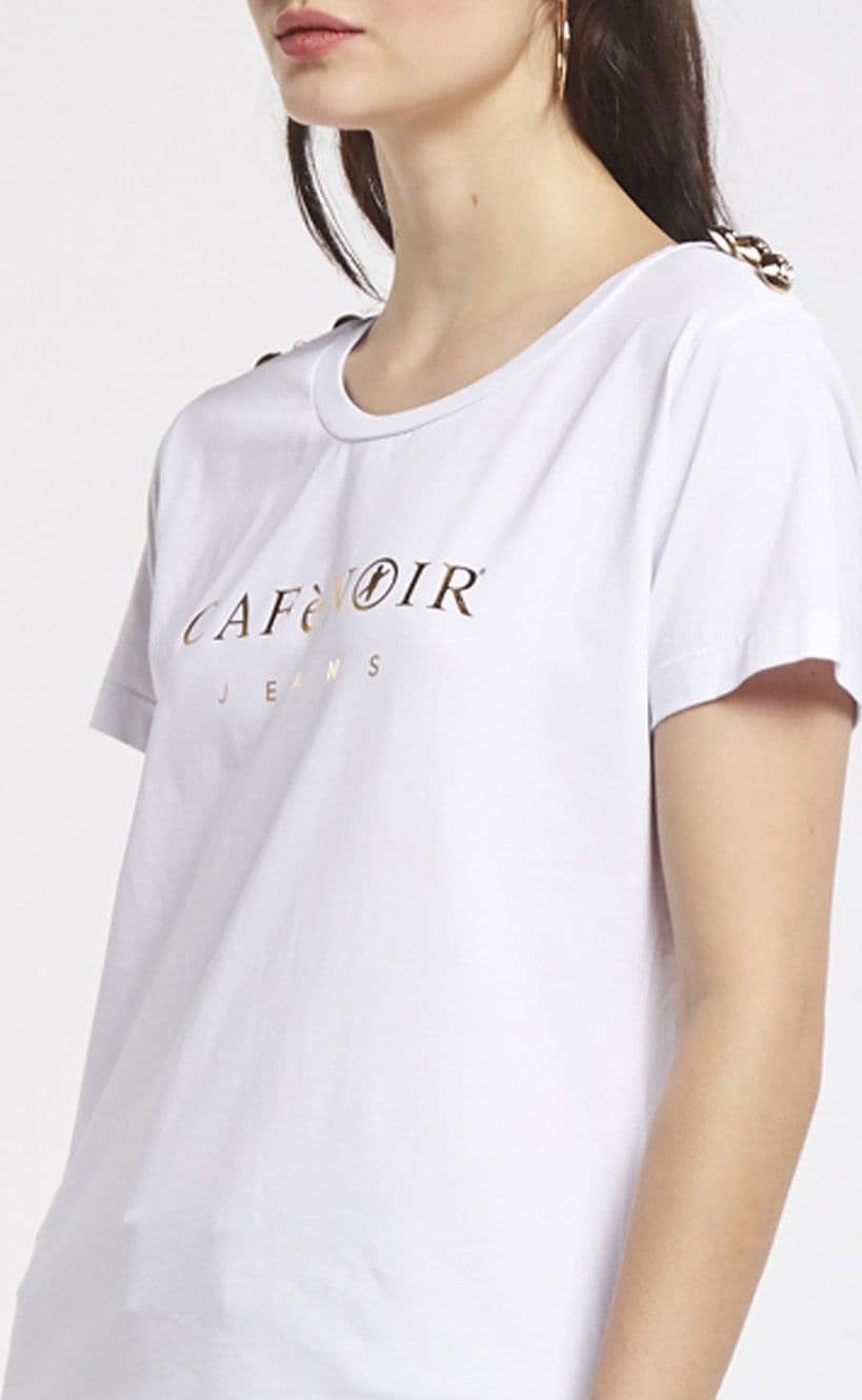 TSHIRT CON BOTTONI E STAMPA LOGO in T-shirt 3A Moda Mare Sport - Bellaria Igea Marina, commercioVirtuoso.it