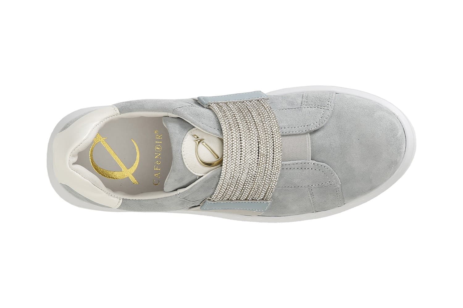 SNEAKERS IN CAMOSCIO CON FASCIA STRASS in Sneaker casual 3A Moda Mare Sport - Bellaria Igea Marina, commercioVirtuoso.it