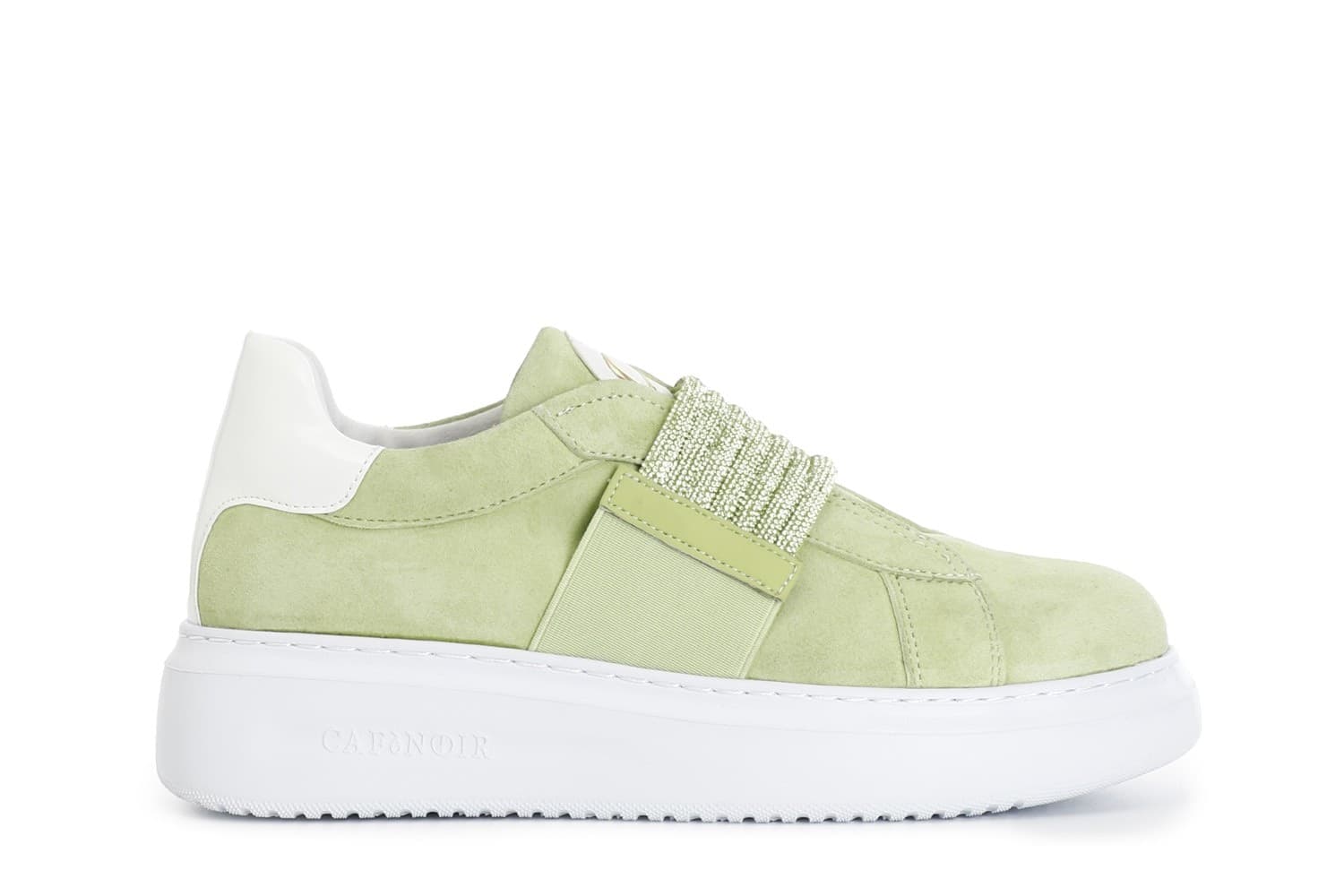 SNEAKERS IN CAMOSCIO CON FASCIA STRASS in Sneaker casual 3A Moda Mare Sport - Bellaria Igea Marina, commercioVirtuoso.it