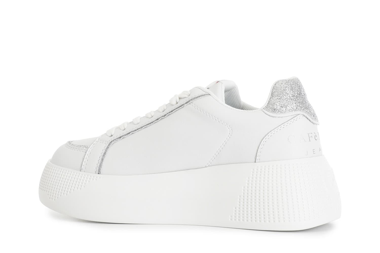 SNEAKERS CON RIPORTI GLITTER E LOGO RICAMATO in Sneaker casual 3A Moda Mare Sport - Bellaria Igea Marina, commercioVirtuoso.it