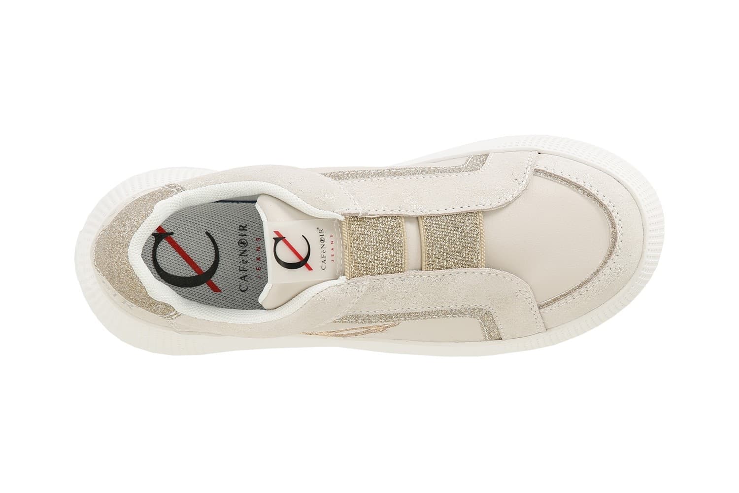SLIPON IN PELLE SCAMOSCIATA LAMINATA CON RIPORTI GLITTER in Loafer e mocassini 3A Moda Mare Sport - Bellaria Igea Marina, commercioVirtuoso.it