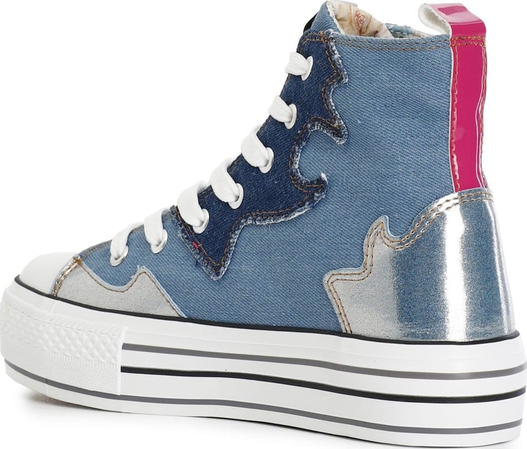 SNEAKERS MID IN TESSUTO CON STRASS in Sneaker casual 3A Moda Mare Sport - Bellaria Igea Marina, commercioVirtuoso.it