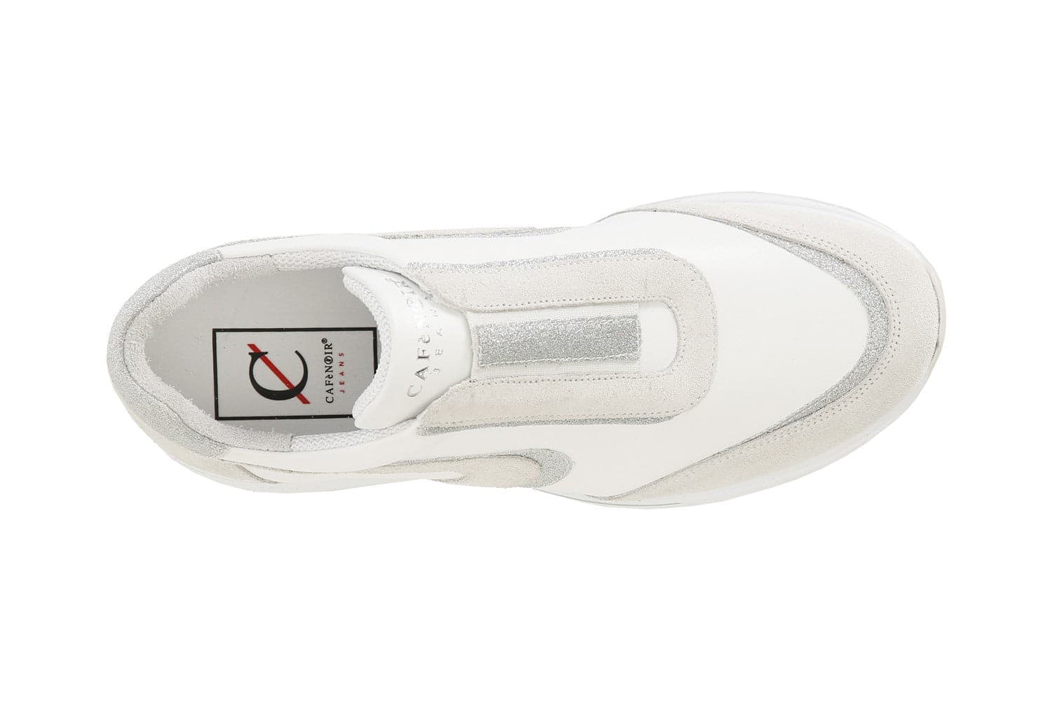 SNEAKERS SLIP ON IN PELLE E GLITTER in Sneaker casual 3A Moda Mare Sport - Bellaria Igea Marina, commercioVirtuoso.it