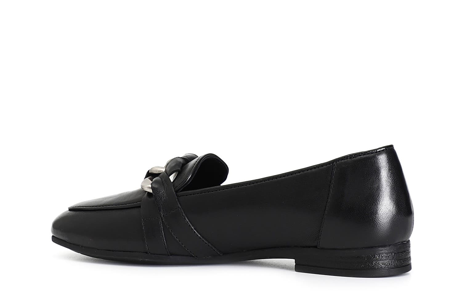 MOCASSINO IN PELLE CON MORSETTO CATENA in Loafer e mocassini 3A Moda Mare Sport - Bellaria Igea Marina, commercioVirtuoso.it