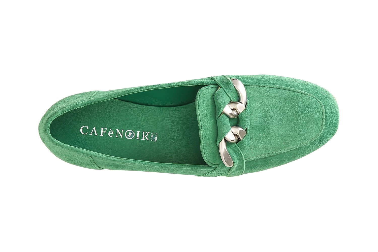 MOCASSINO IN PELLE SCAMOSCIATA CON MORSETTO CATENA in Loafer e mocassini 3A Moda Mare Sport - Bellaria Igea Marina, commercioVirtuoso.it