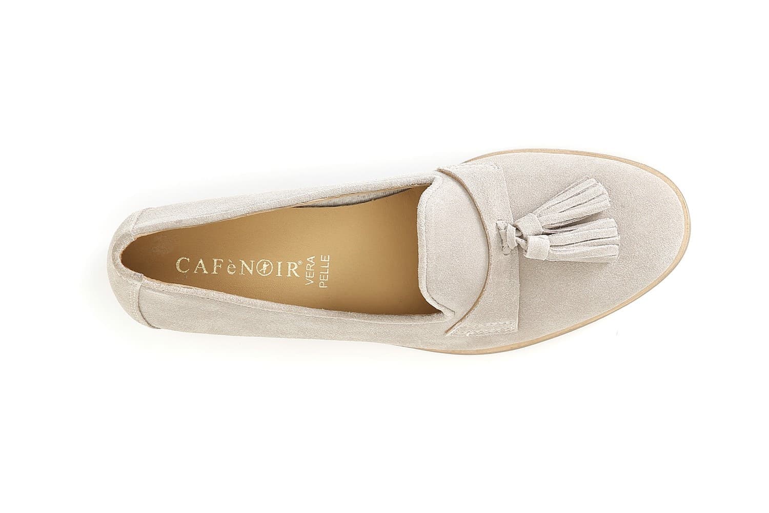 PANTOFOLA IN PELLE SCAMOSCIATA CON NAPPINE in Pantofole 3A Moda Mare Sport - Bellaria Igea Marina, commercioVirtuoso.it