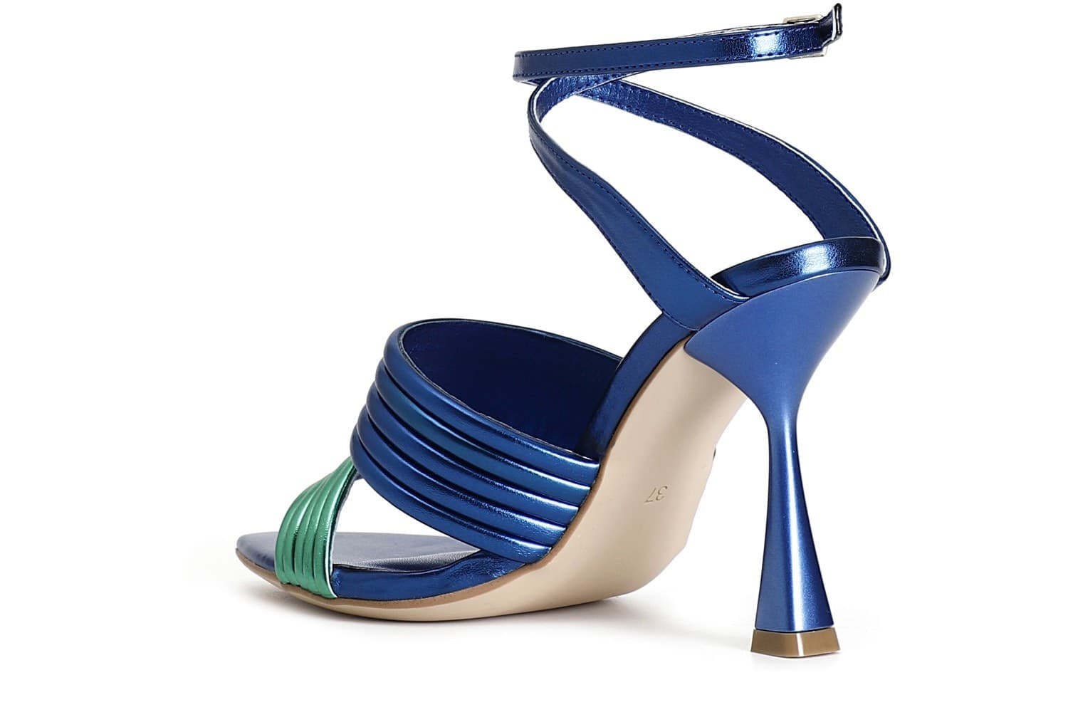 SANDALO CON MIGNON IMBOTTITI METALLIZZATO in Sandali moda 3A Moda Mare Sport - Bellaria Igea Marina, commercioVirtuoso.it