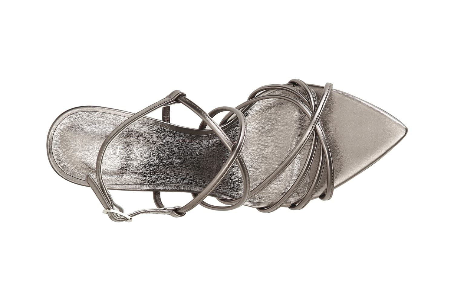 SANDALO LISTINI INCROCIATI IN LAMINATO in Sandali moda 3A Moda Mare Sport - Bellaria Igea Marina, commercioVirtuoso.it
