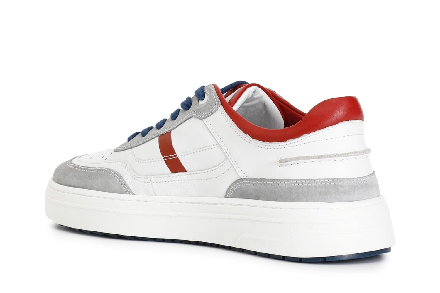 SNEAKERS UOMO IN PELLE E PELLE SCAMOSCIATA SUOLA A CASSETTA in Sneaker casual 3A Moda Mare Sport - Bellaria Igea Marina, commercioVirtuoso.it