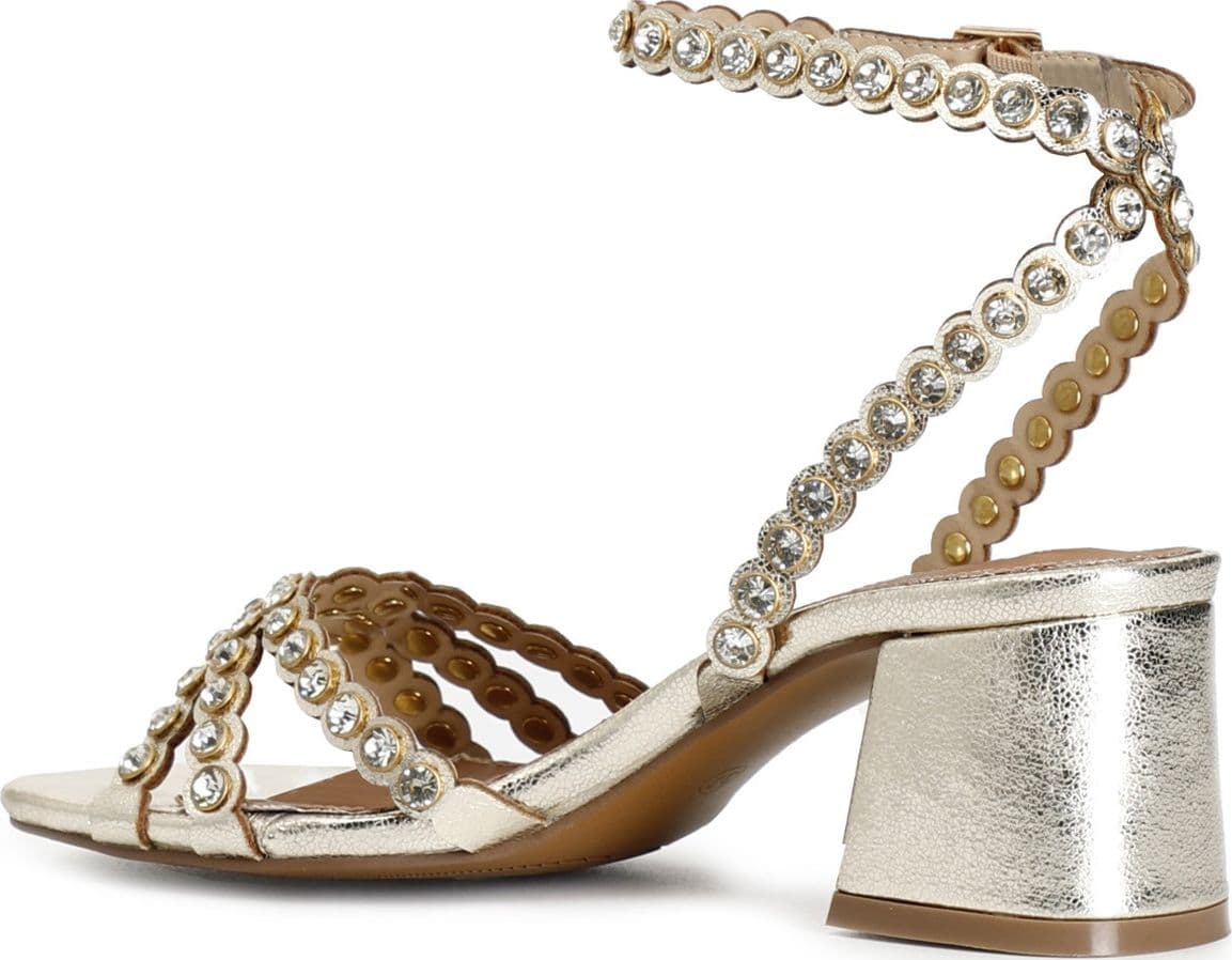 SANDALO IN METALLIZZATO CON STRASS LACCIO ALLA CAVIGLIA in Sandali moda 3A Moda Mare Sport - Bellaria Igea Marina, commercioVirtuoso.it