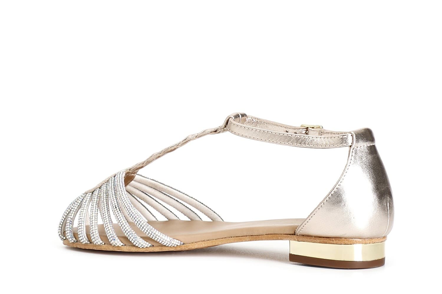 SANDALO IN PELLE CON MIGNON STRASS in Sandali moda 3A Moda Mare Sport - Bellaria Igea Marina, commercioVirtuoso.it