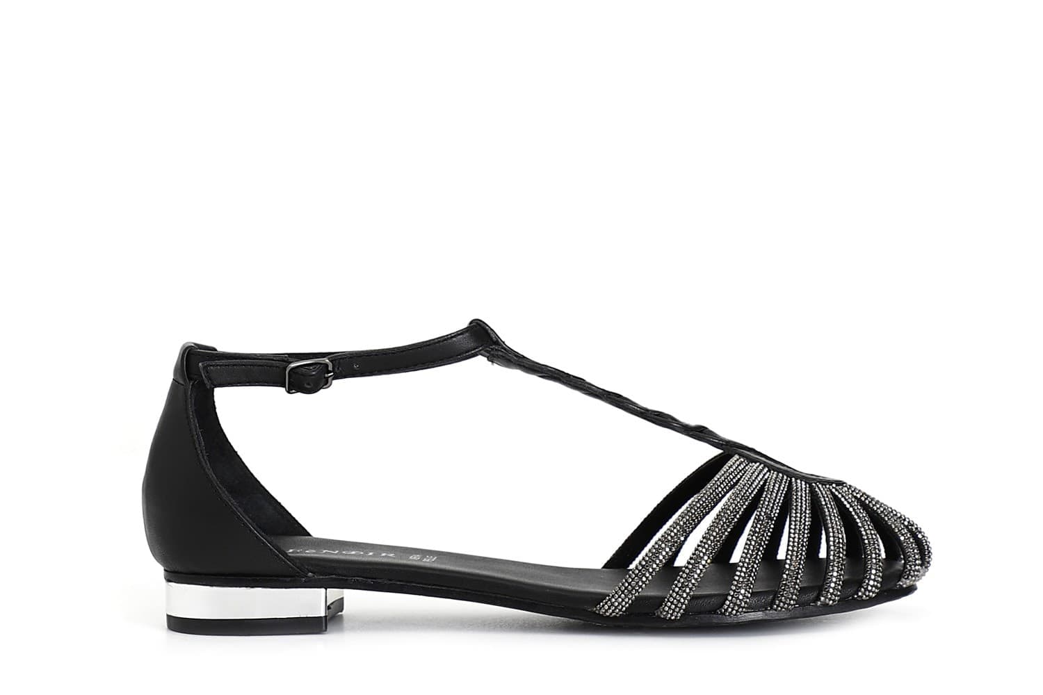 SANDALO IN PELLE CON MIGNON STRASS in Sandali moda 3A Moda Mare Sport - Bellaria Igea Marina, commercioVirtuoso.it