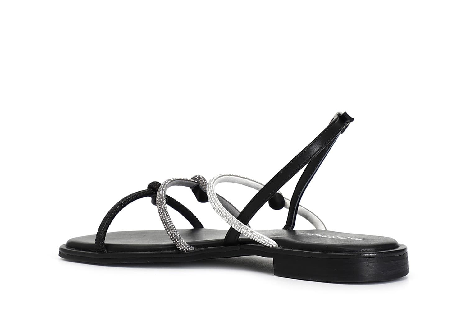 SANDALO CON LACCI IN STRASS in Scarpe col tacco 3A Moda Mare Sport - Bellaria Igea Marina, commercioVirtuoso.it