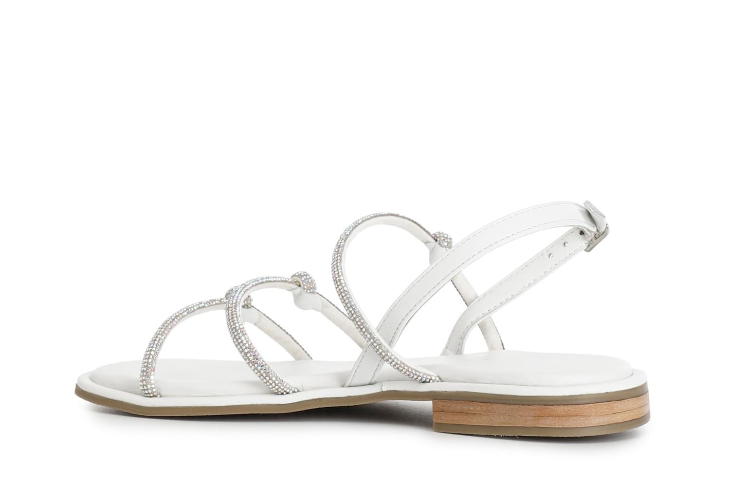 SANDALO CON LACCI IN STRASS in Scarpe col tacco 3A Moda Mare Sport - Bellaria Igea Marina, commercioVirtuoso.it