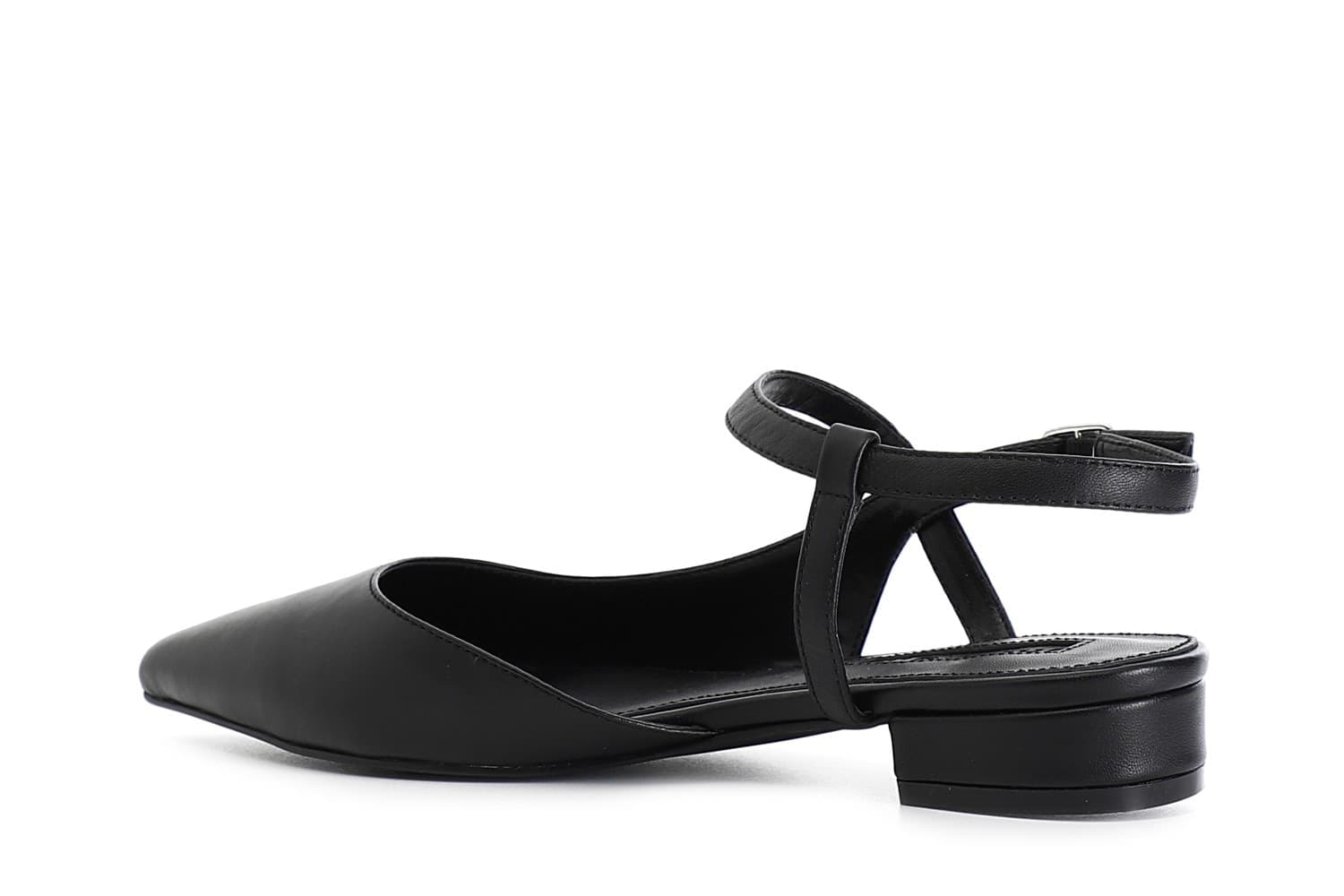 BALLERINA CON LACCIO ASIMMETRICO IN PELLE in Ballerine 3A Moda Mare Sport - Bellaria Igea Marina, commercioVirtuoso.it