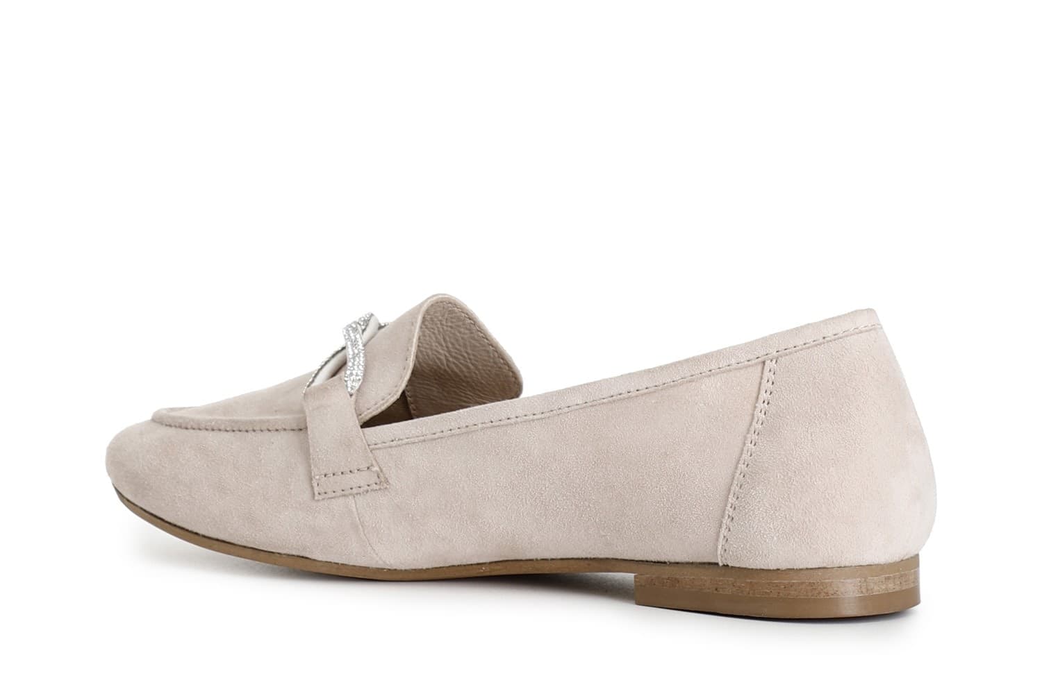 MOCASSINO IN CAMOSCIO CON MIGNON STRASS in Loafer e mocassini 3A Moda Mare Sport - Bellaria Igea Marina, commercioVirtuoso.it