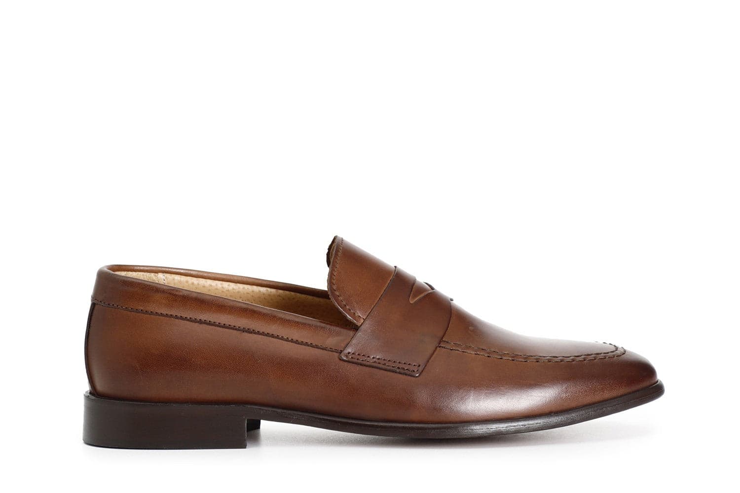 MOCASSINO IN PELLE CON SUOLA CUOIO in Loafer e mocassini 3A Moda Mare Sport - Bellaria Igea Marina, commercioVirtuoso.it