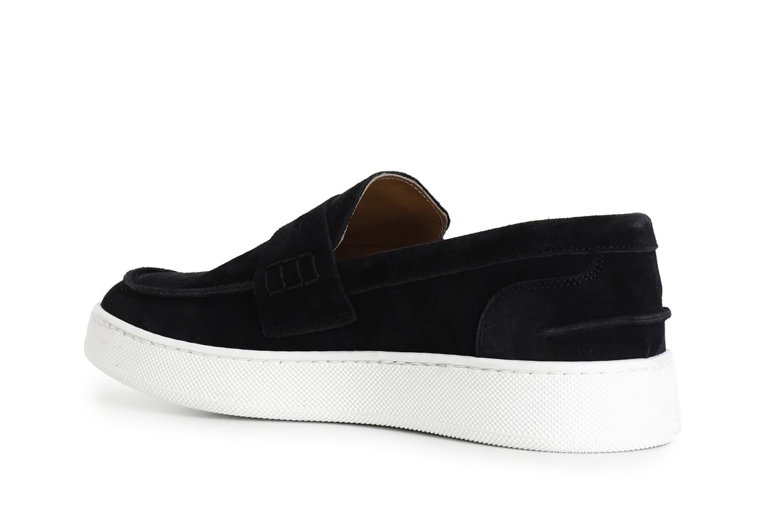 MOCASSINO IN PELLE SCAMOSCIATA CON SUOLA A CASSETTA in Loafer e mocassini 3A Moda Mare Sport - Bellaria Igea Marina, commercioVirtuoso.it