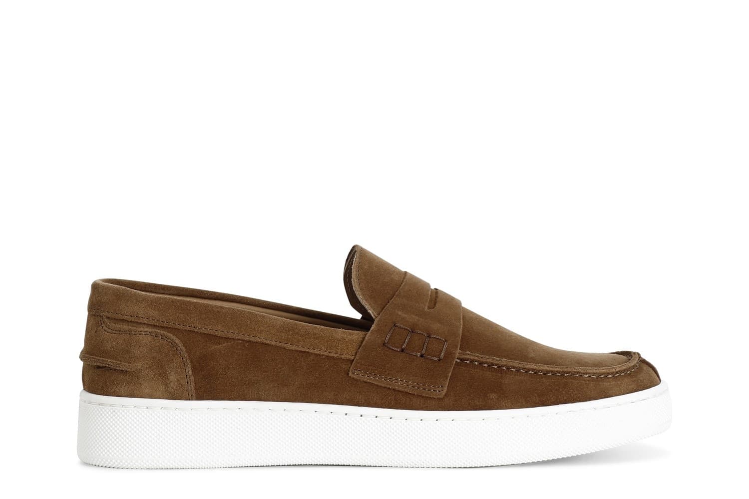 MOCASSINO IN PELLE SCAMOSCIATA CON SUOLA A CASSETTA in Loafer e mocassini 3A Moda Mare Sport - Bellaria Igea Marina, commercioVirtuoso.it
