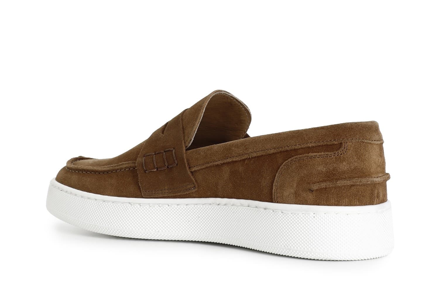 MOCASSINO IN PELLE SCAMOSCIATA CON SUOLA A CASSETTA in Loafer e mocassini 3A Moda Mare Sport - Bellaria Igea Marina, commercioVirtuoso.it