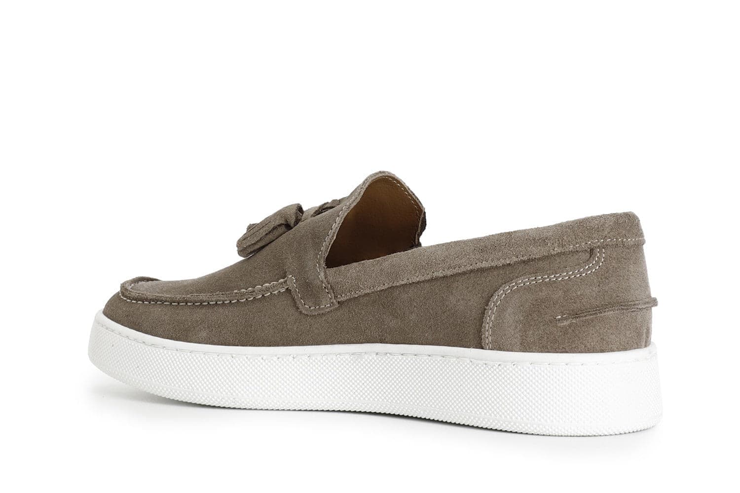 MOCASSINO IN PELLE SCAMOSCIATA CON NAPPINE CON SUOLA A CASSETTA in Loafer e mocassini 3A Moda Mare Sport - Bellaria Igea Marina, commercioVirtuoso.it