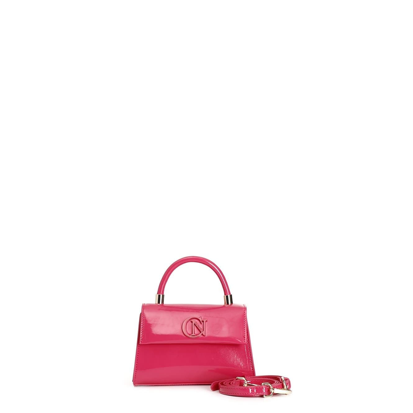 BORSA A MANO EFFETTO VERNICE CON PATTINA LOGO TONO SU TONO in Borse a tracolla 3A Moda Mare Sport - Bellaria Igea Marina, commercioVirtuoso.it