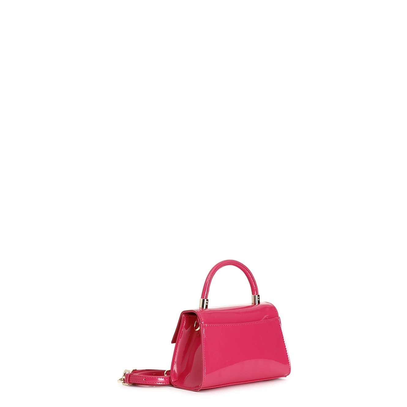 BORSA A MANO EFFETTO VERNICE CON PATTINA LOGO TONO SU TONO in Borse a tracolla 3A Moda Mare Sport - Bellaria Igea Marina, commercioVirtuoso.it