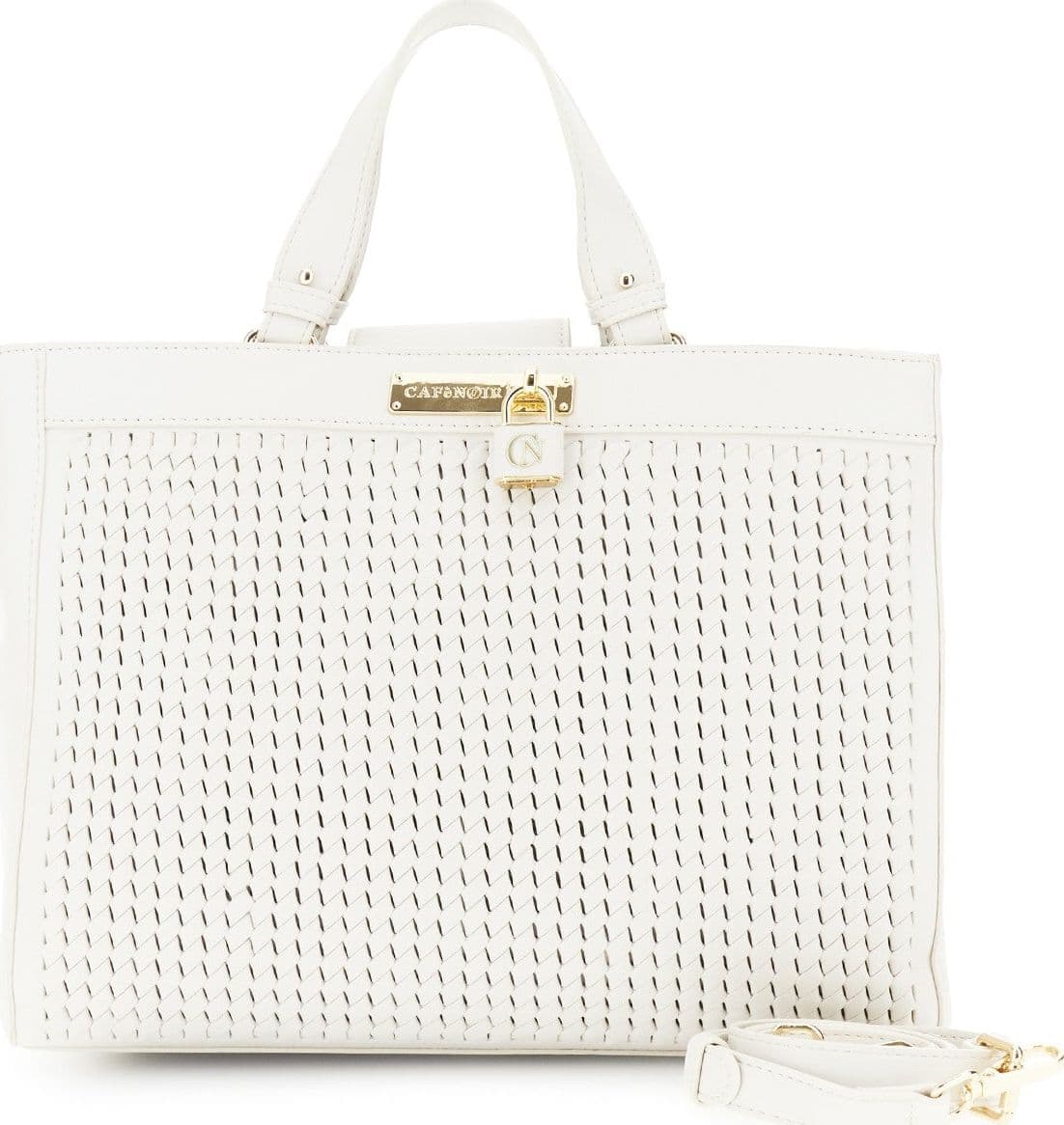 TOTE CON INFILATURA E ACCESSORIO LUCCHETTO in Casseforti di diversione 3A Moda Mare Sport - Bellaria Igea Marina, commercioVirtuoso.it