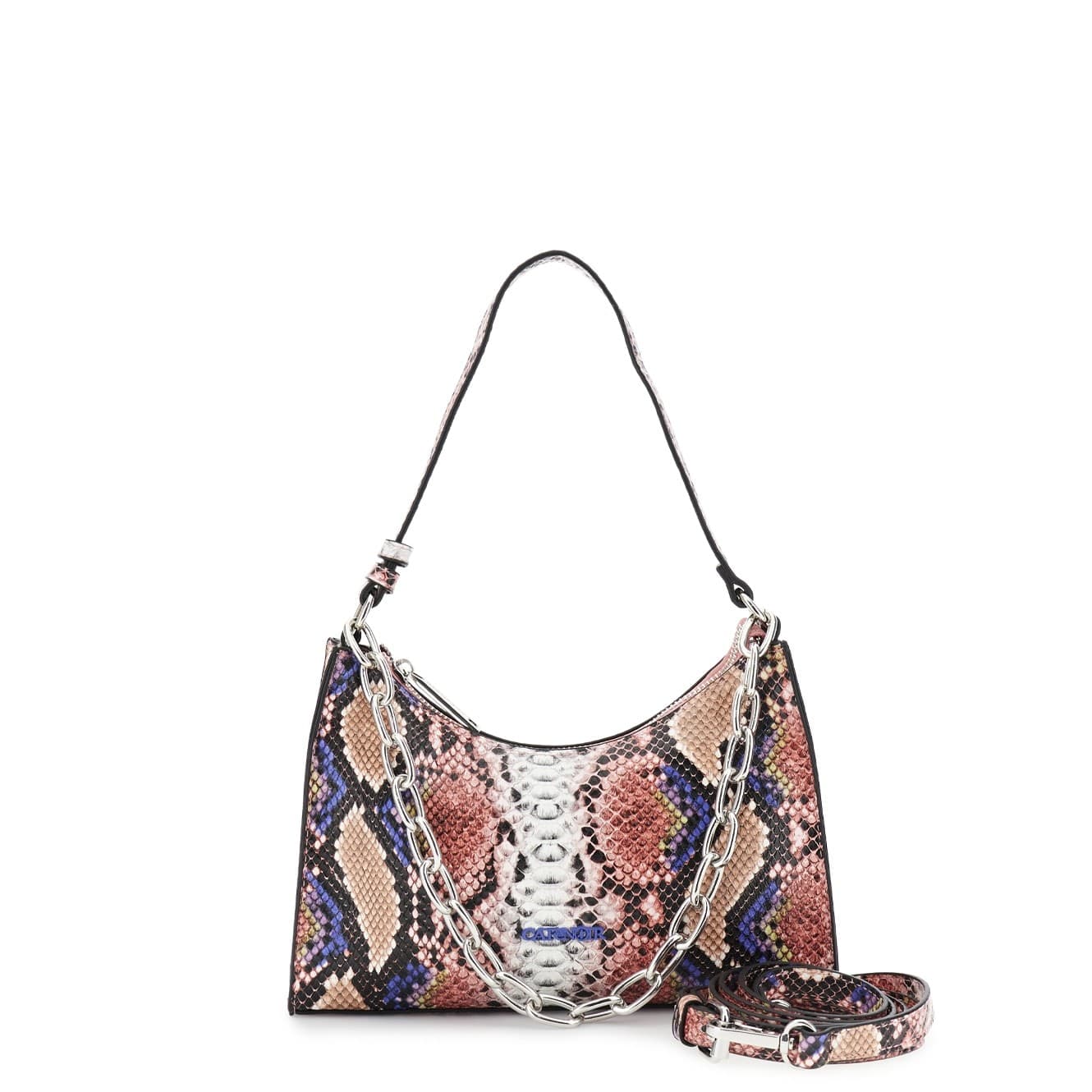 BORSA A SPALLA EFFETTO PITONE CON CATENA in Borse a spalla 3A Moda Mare Sport - Bellaria Igea Marina, commercioVirtuoso.it