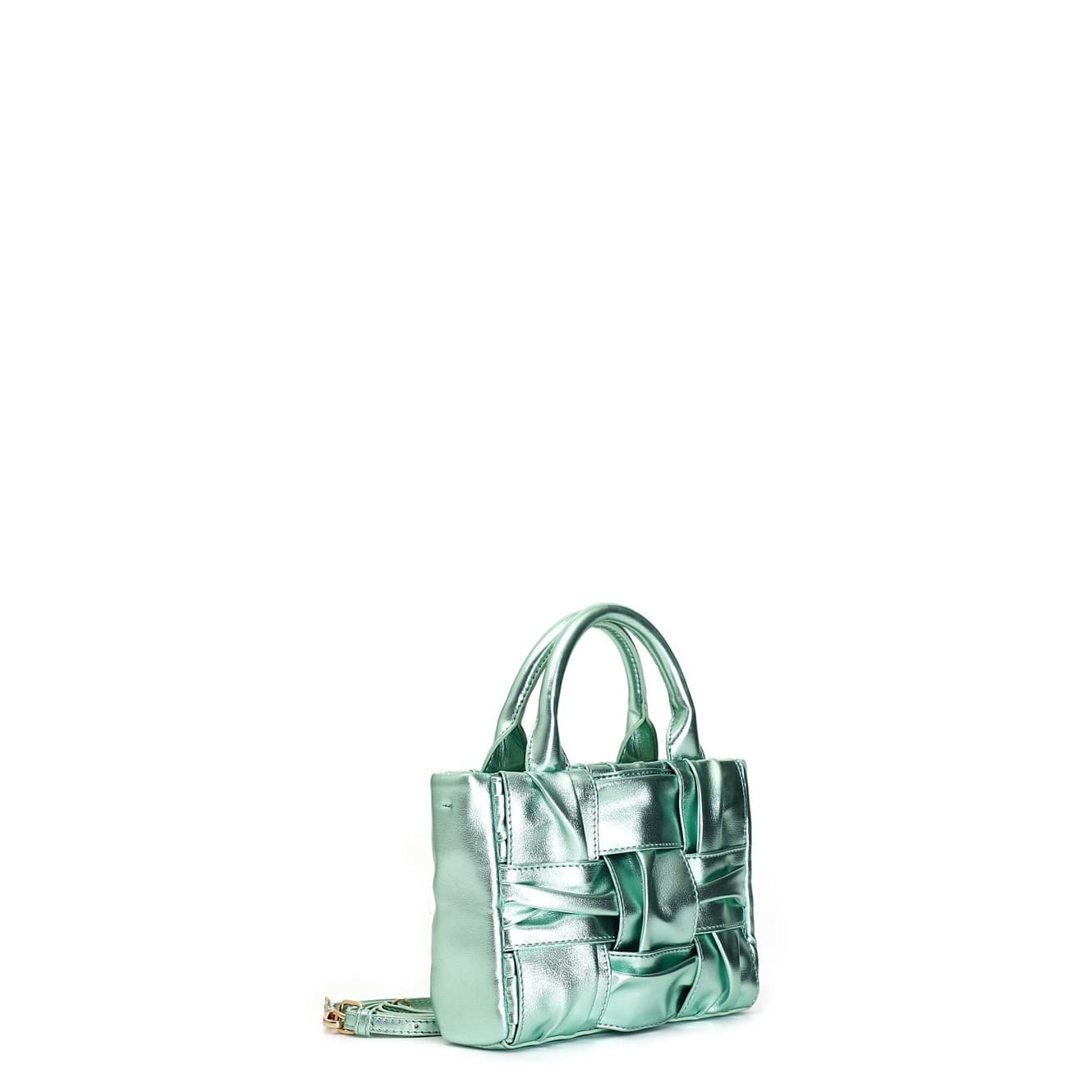 MINI TOTE INTRECCIATO EFFETTO METALLIZZATO in Kit per decorazione torte 3A Moda Mare Sport - Bellaria Igea Marina, commercioVirtuoso.it