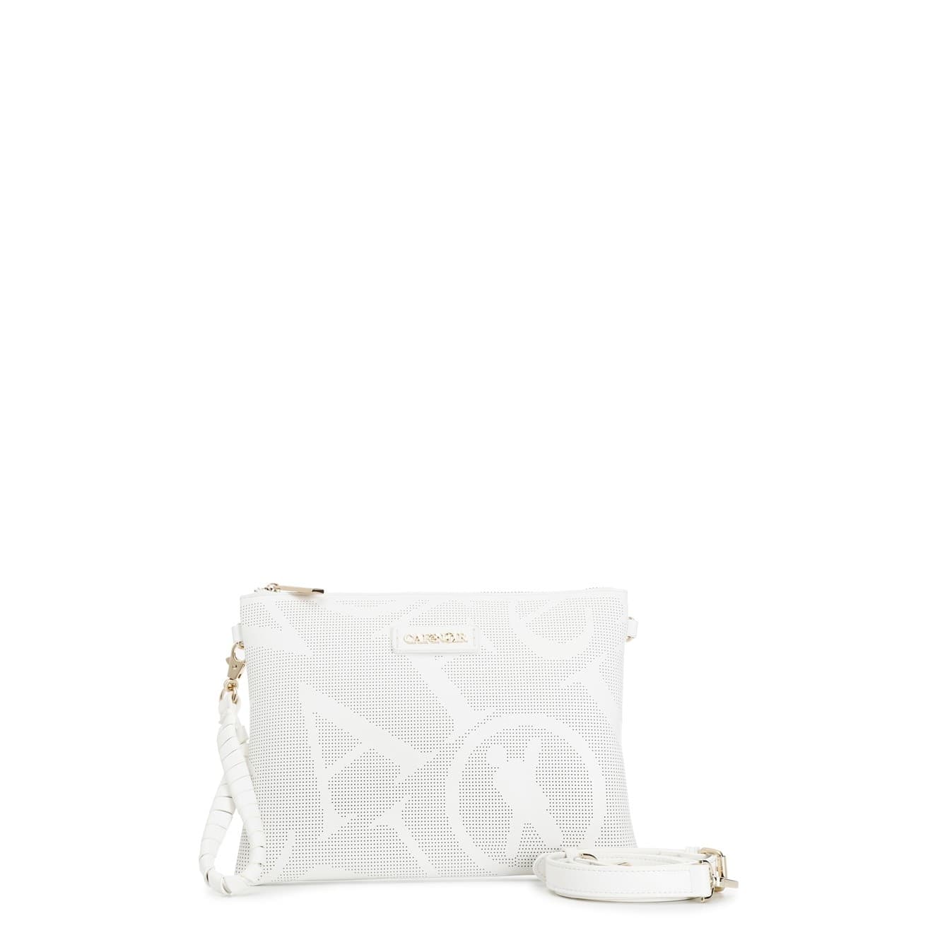 POCHETTE CON MAXI LOGO LASERATO ALL OVER in Pochette e Clutch 3A Moda Mare Sport - Bellaria Igea Marina, commercioVirtuoso.it