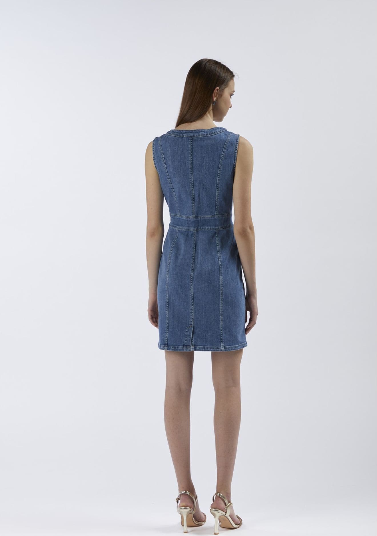 ABITO TIPO TUBINO IN DENIM in Casual 3A Moda Mare Sport - Bellaria Igea Marina, commercioVirtuoso.it