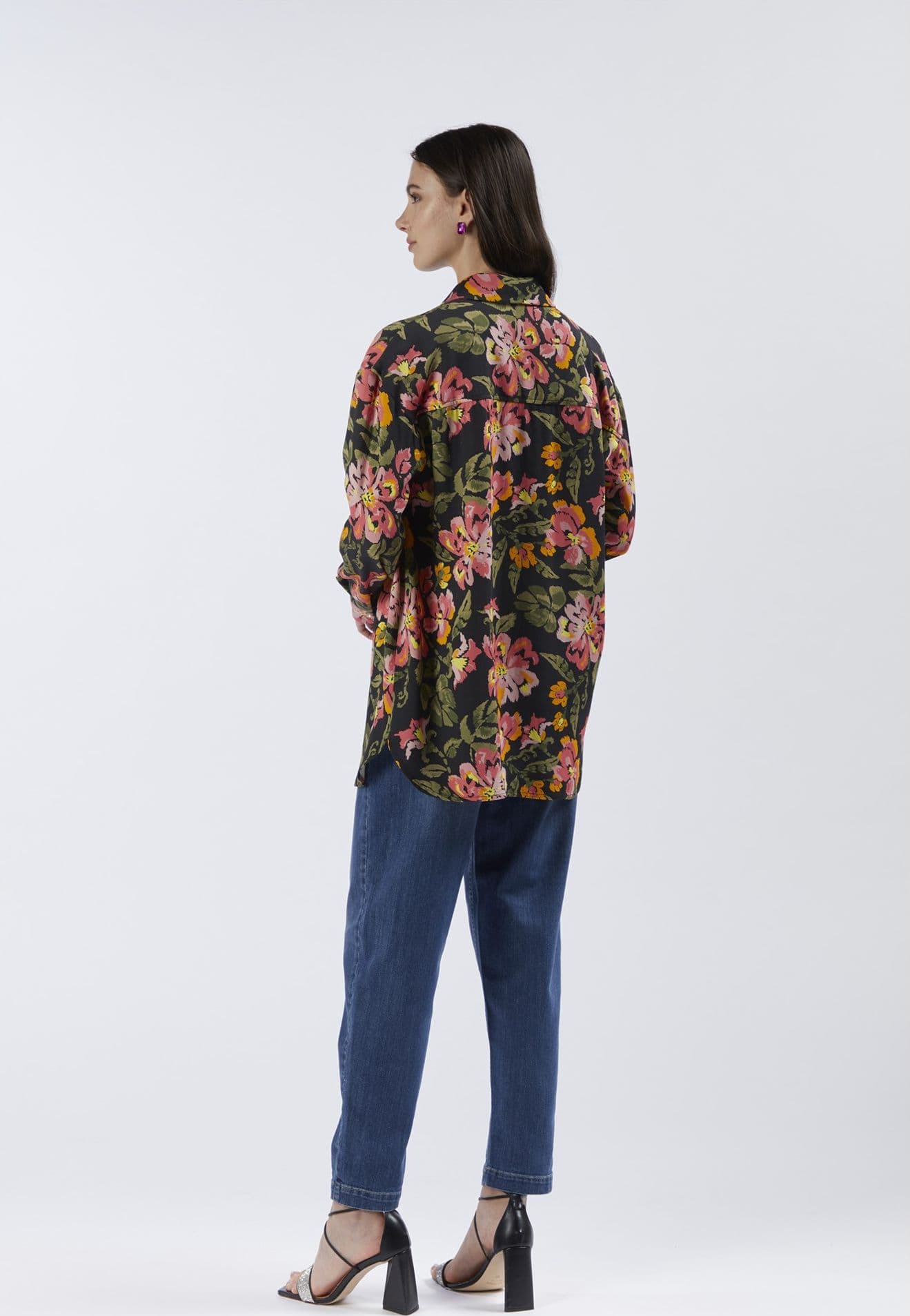 CAMICIA AMPIA STAMPATA in Bluse e camicie 3A Moda Mare Sport - Bellaria Igea Marina, commercioVirtuoso.it