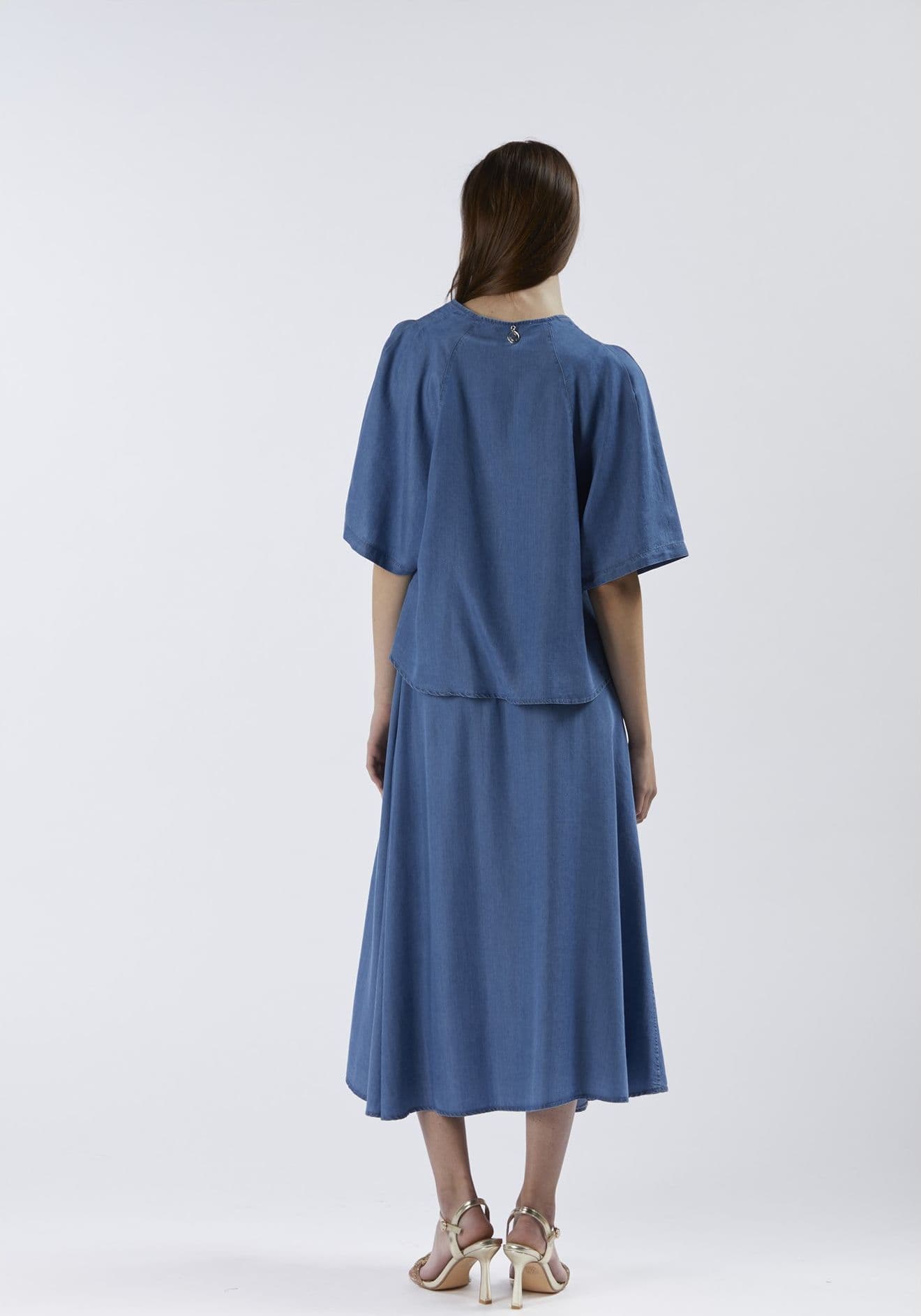 BLUSA IN TENCEL in Bluse e camicie 3A Moda Mare Sport - Bellaria Igea Marina, commercioVirtuoso.it