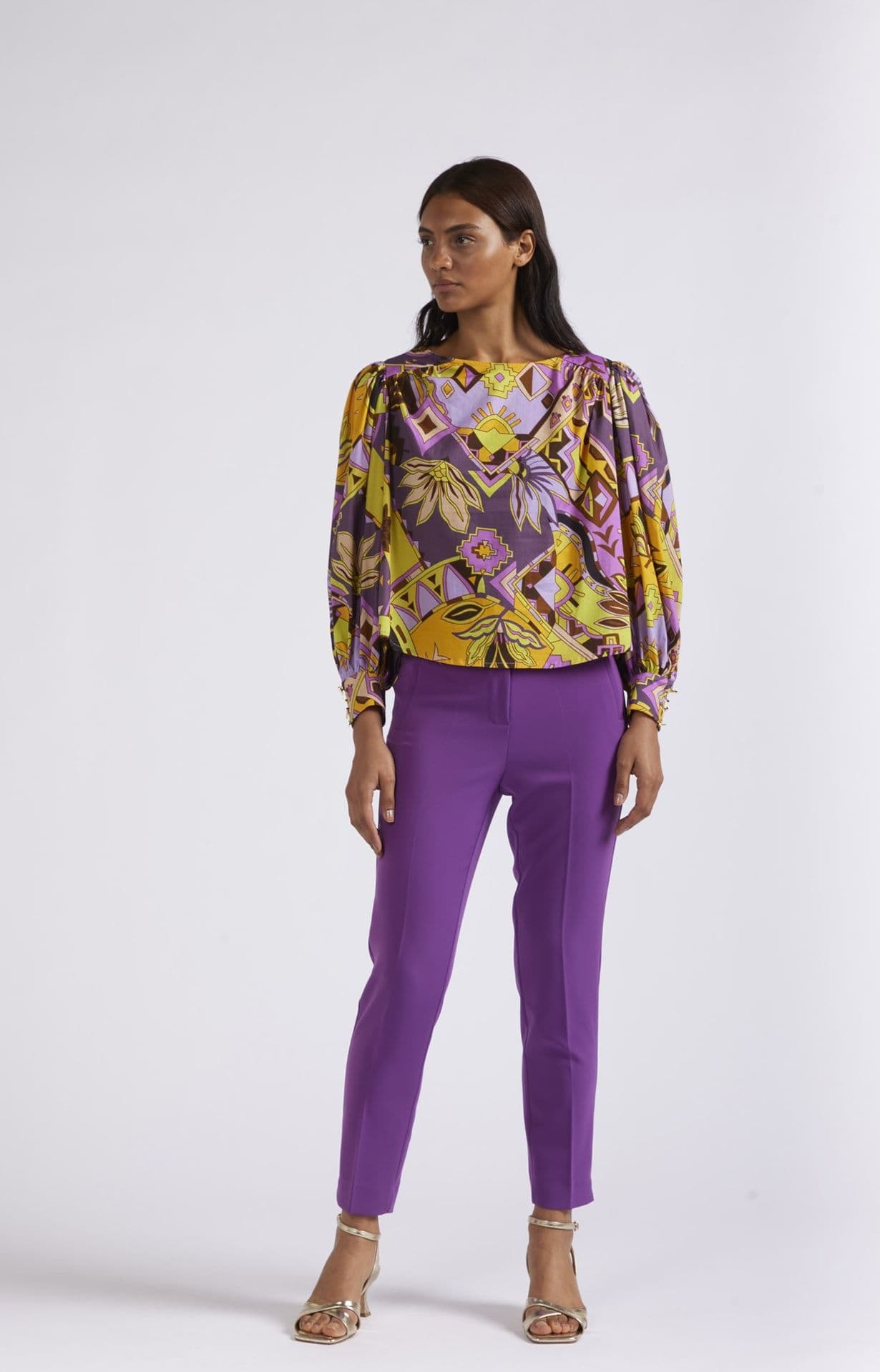 CAMICIA IN POPELINE STAMPATO