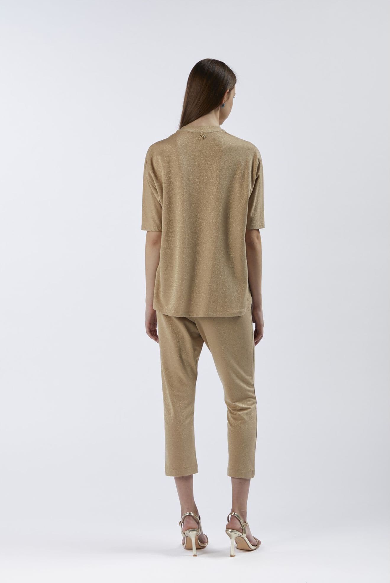 FELPA LUREX STAMPA BLOOM in Felpe con cappuccio 3A Moda Mare Sport - Bellaria Igea Marina, commercioVirtuoso.it