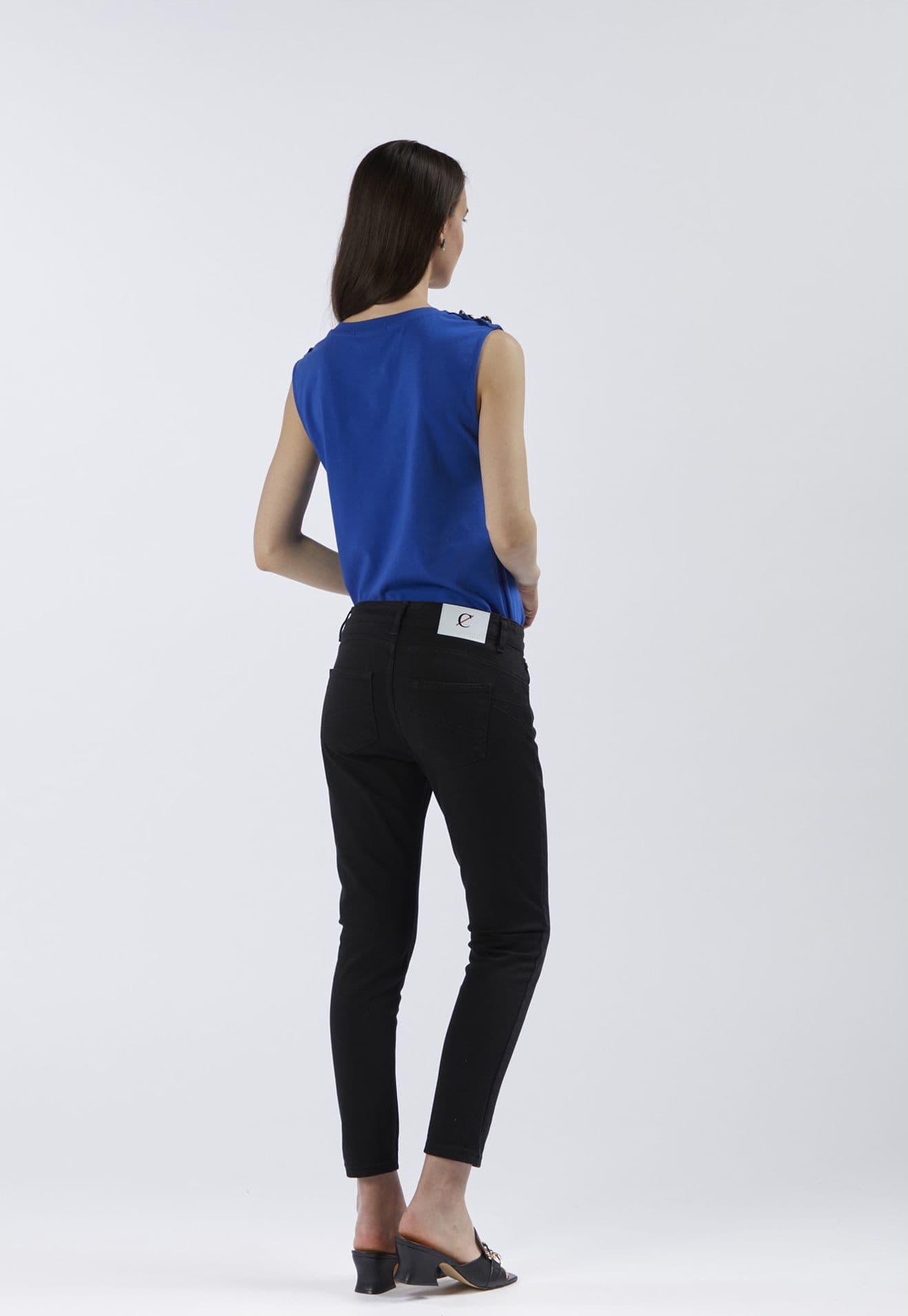 PANTALONE SKINNY IN BULL DENIM in Jeans 3A Moda Mare Sport - Bellaria Igea Marina, commercioVirtuoso.it