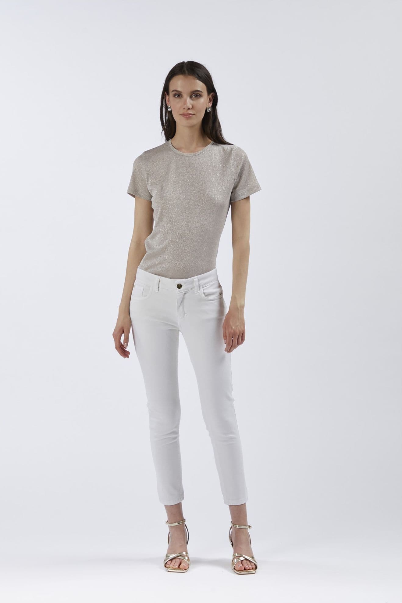 PANTALONE SKINNY IN BULL DENIM in Jeans 3A Moda Mare Sport - Bellaria Igea Marina, commercioVirtuoso.it