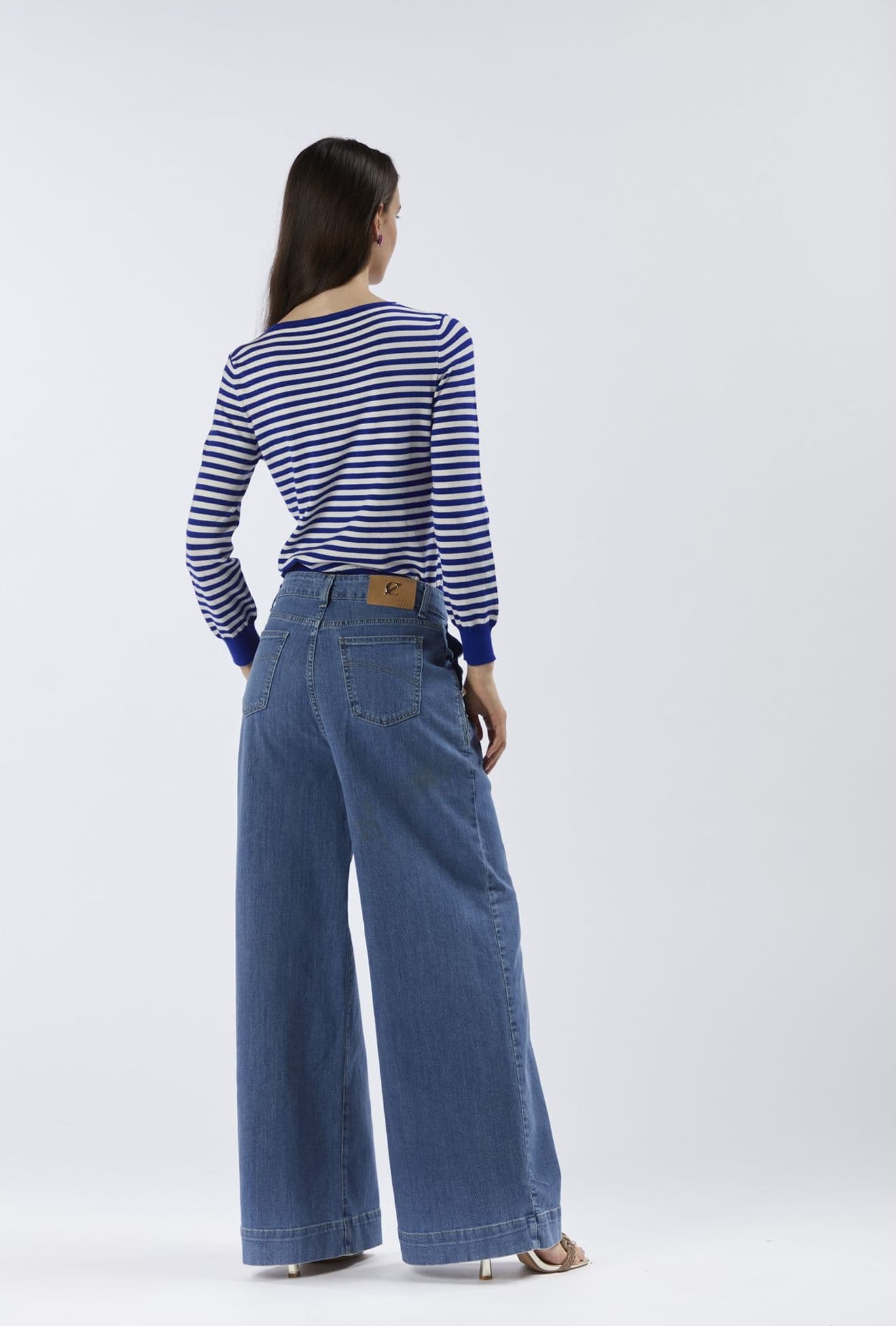 DENIM SUPER WIDE CON BOTTONI ALLE TASCHE in Slip tanga e culotte 3A Moda Mare Sport - Bellaria Igea Marina, commercioVirtuoso.it