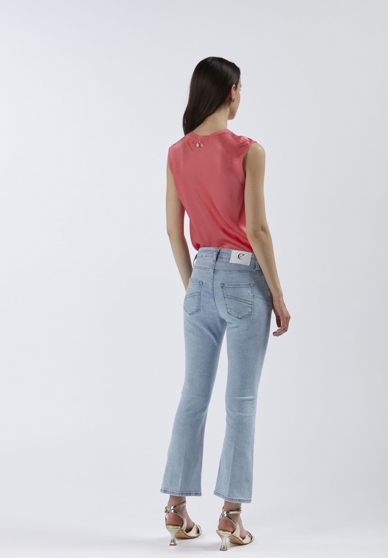 DENIM CROPPED FLARE in Jeans 3A Moda Mare Sport - Bellaria Igea Marina, commercioVirtuoso.it